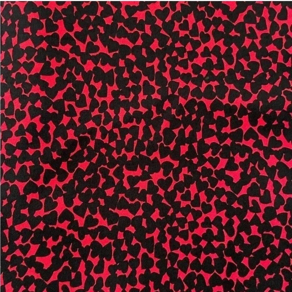 Saint Laurent black hearts shift mini dress - Picture 9 of 10